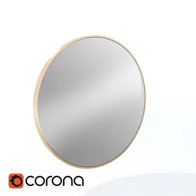 West elm Metal framed Mirror