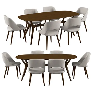 Tosconova  Zoe table Sixty chair