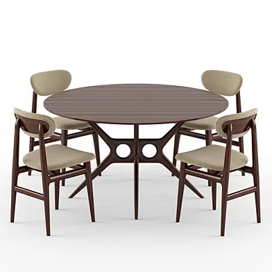Tosconova Tazio table Forty Canaletto chair
