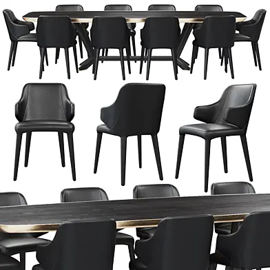 Стул Cattelan Italia Wanda и стол Planer