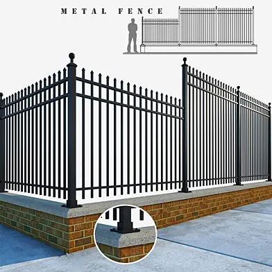 metal fence part 3