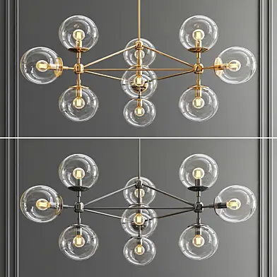 Modo 10 Bulb Chandelier