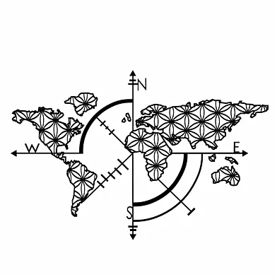 World Map Art