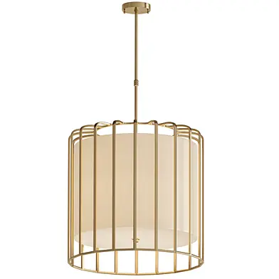 Sprocket 9-Light Matte Gold Pendant