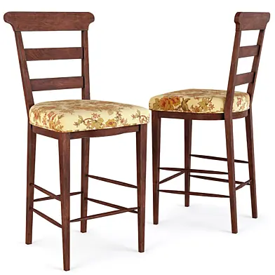 Harvest Upholstered Seat Barstool