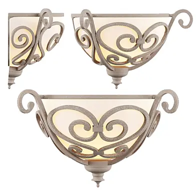 Troy Lighting Aged Iron Half Sconce