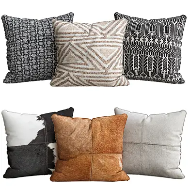 ABELE COWHIDE PILLOW