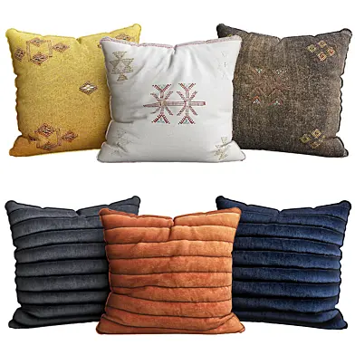 CHANNELED VELVET PILLOW