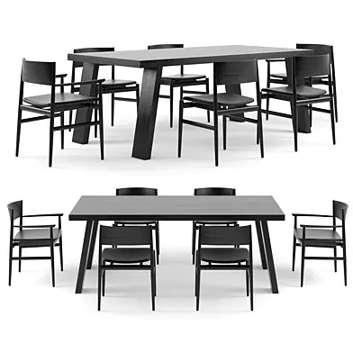 PORRO Minimo Light Table and Neve Chairs