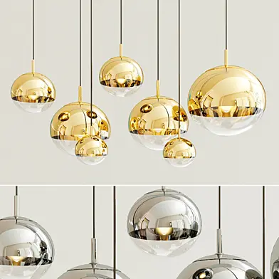 Tom Dixon Glass Pendant Light