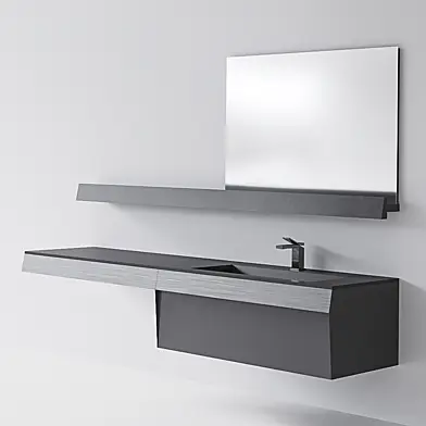 Karol KUT Handle in Brushed steel