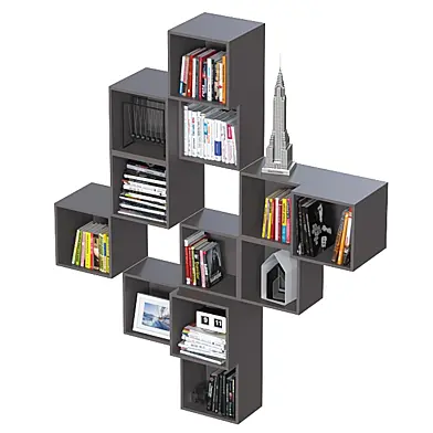 Комбинация настенных шкафов IKEA Экет 4.