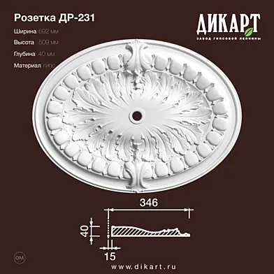 www.dikart.ru Др-231 692x509x40mm 5.28.2019