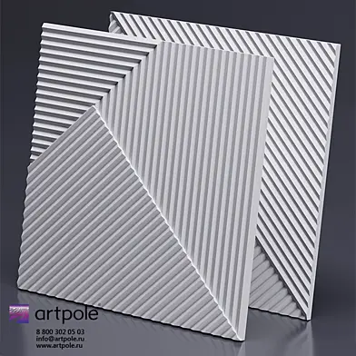 Гипсовая 3Д панель FIELDS от Artpole
