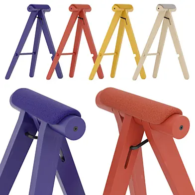 Perigallo Ash stool with footrest