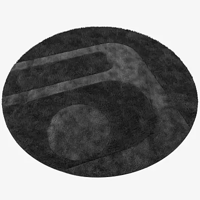 Круглый ковер Wisp relief circle (minotti)