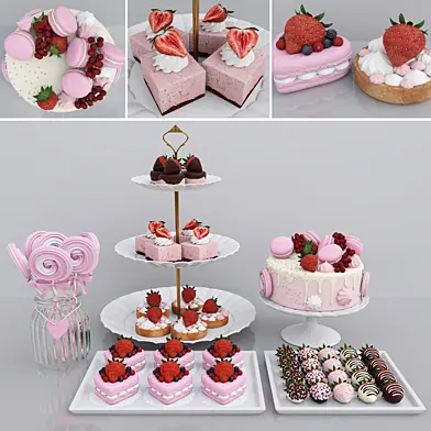 Strawberry candy bar