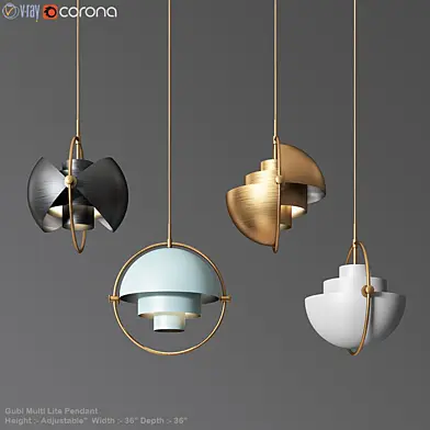 Gubi Multi Lite Pendant Louis Weisdorf