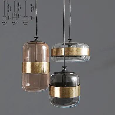 Vetreria Vistosi Pendant Futura SP