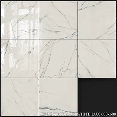 ABK Sensi Statuario White Lux 600x600