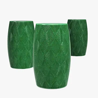 Bay isle home stave garden stool