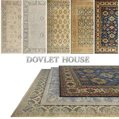 Ковры DOVLET HOUSE 5 штук (part 403)