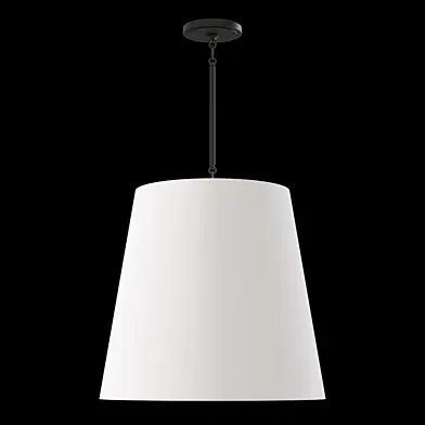 Restoration Hardware CICERO BARREL PENDANT 25 White