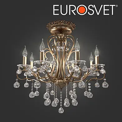 ОМ Люстра с хрусталем Eurosvet 12505/8 Ernin