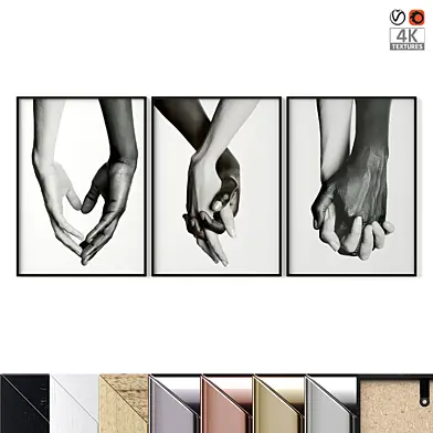 Poster Set "Holding Hands"