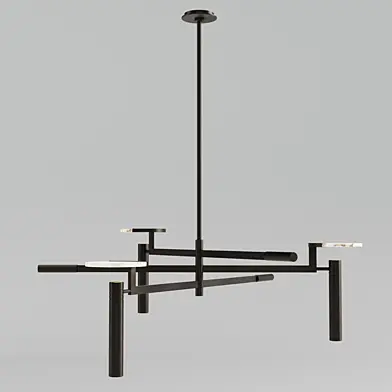 Melange Large Floating Disc Chandelier