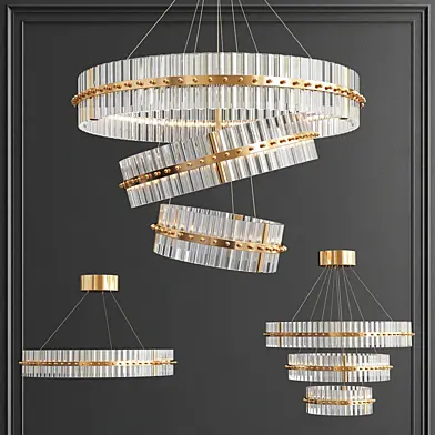 3 Tier Crystal Chandelier