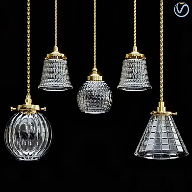 Pentant lamp glass
