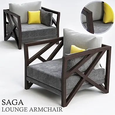 saga lounge armchair 