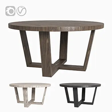 Restoration Hardware ANTOCCINO ROUND DINING TABLE