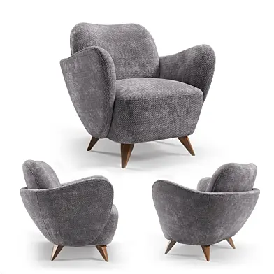 Wrap Around Barrel Chair