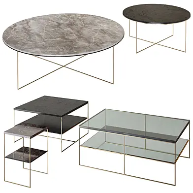 Colder Bronze Minotti coffee tables