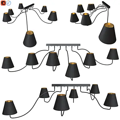 Люстра Nowodvorski SWIVEL BLACK 6560