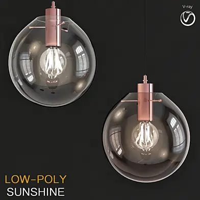 Scandlight Sunshine Chandelier (low poly)