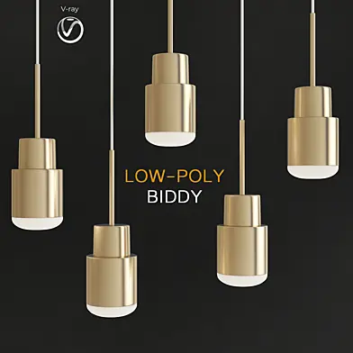 Scandlight Serina Chandelier (low poly)