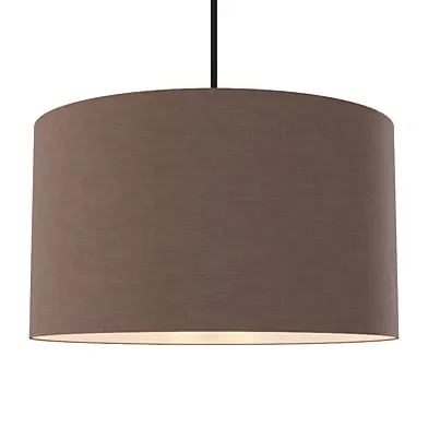 Restoration Hardware CICERO ROUND SHADE PENDANT 30 Brown
