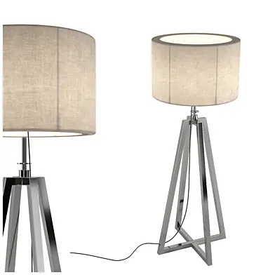 Silver Floor Lamp