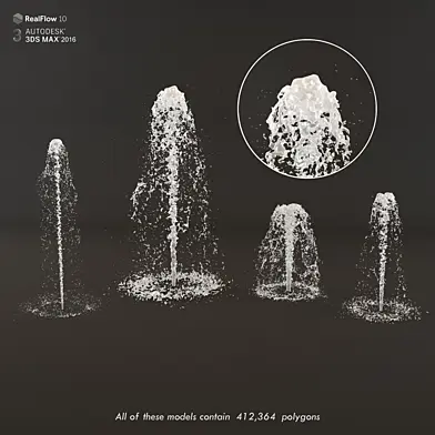Collection fountain waterfall 4