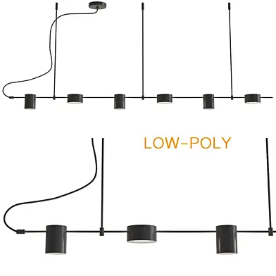 Counterpoint 6 Light Led Linear Pendant