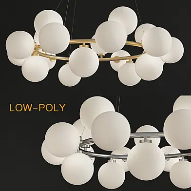 Chandelier Inflora 25 plafonds by Atelier Areti