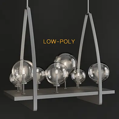 Modern Farmhouse 6-Light Kitchen Island Pendant