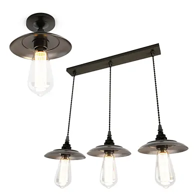 Industrial Reznor Pendant Lamps