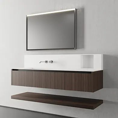Cerasa NEROLAB SET 3 | Vanity unit with drawers