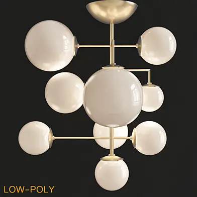 Artemis Frosted Chandelier