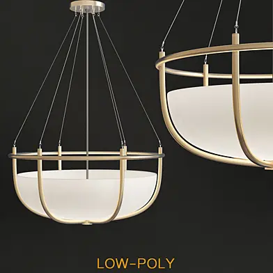Parachute Glass Dome Chandelier