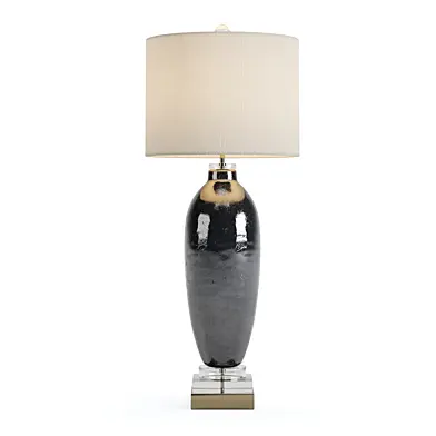 John Richard - Smoky Blue Slender Table Lamp